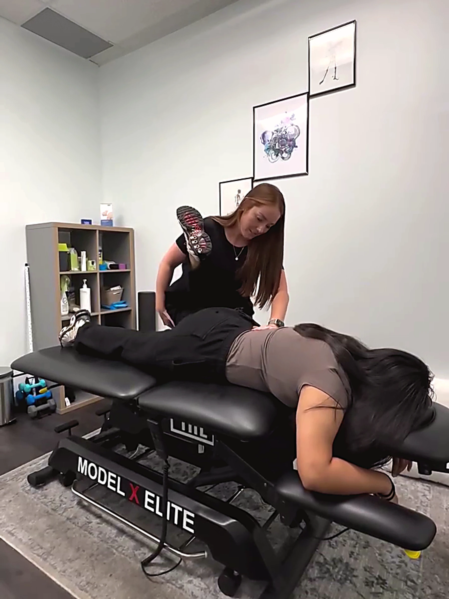 Wellspring therapist providing attentive, hands-on care